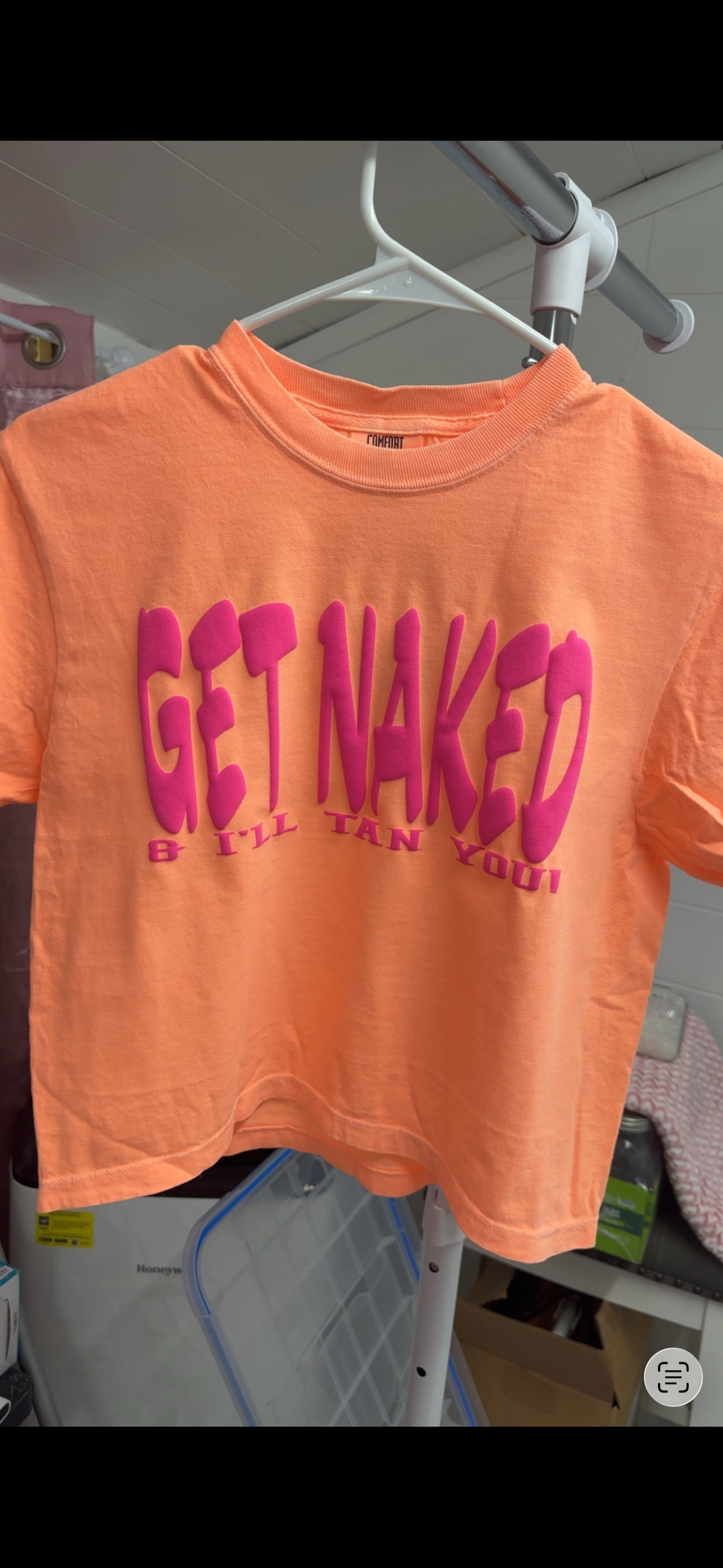 “Get Naked & I’ll Tan You Boxy Crop Tee
