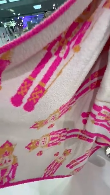 Pink Nutcracker Luxe Throw Blanket