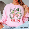 "Merrier Martini" Christmas Long Sleeve Shirt